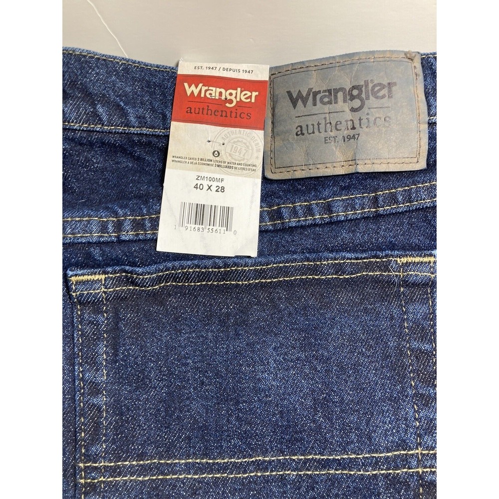 Wrangler Authentics Men's ZM100MF Regular Fit Flex Jeans Size 40x28 NWT - Picture 2 of 4